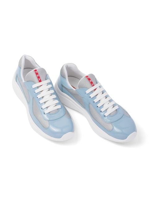 Prada Blue America's Cup Sneakers for men