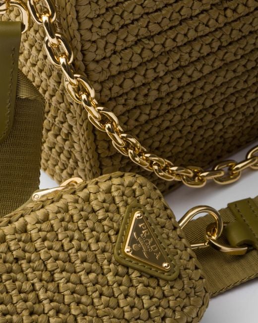 Prada Green Re-Edition 2005 Crochet Bag