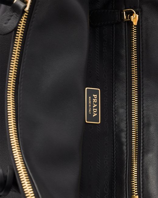 Borsa Shopping Nova Large di Prada in Black