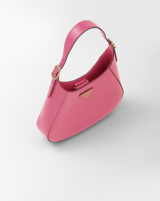 Prada Pink Leather Shoulder Bag