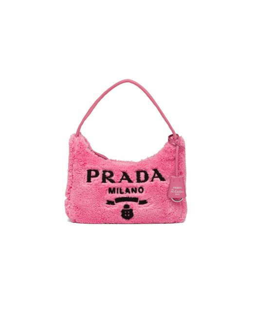 Prada Pink Re-edition 2000 Terry Mini-bag