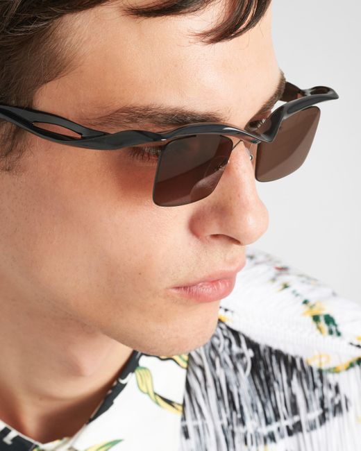 Prada Multicolor Runway Sunglasses for men