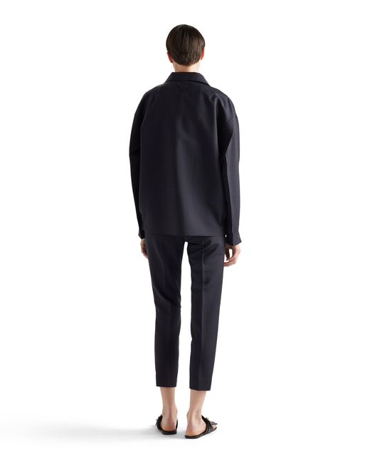 Prada Blue Kid Mohair Jacket