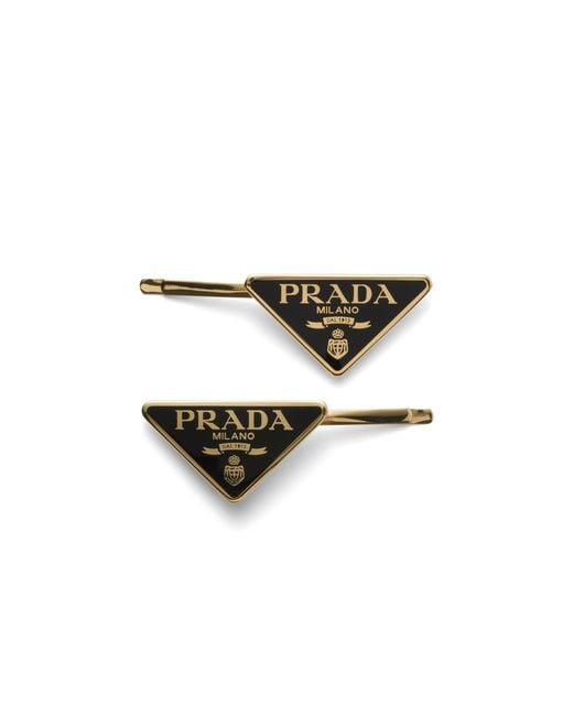 Prada Multicolor Metal Hair Pins