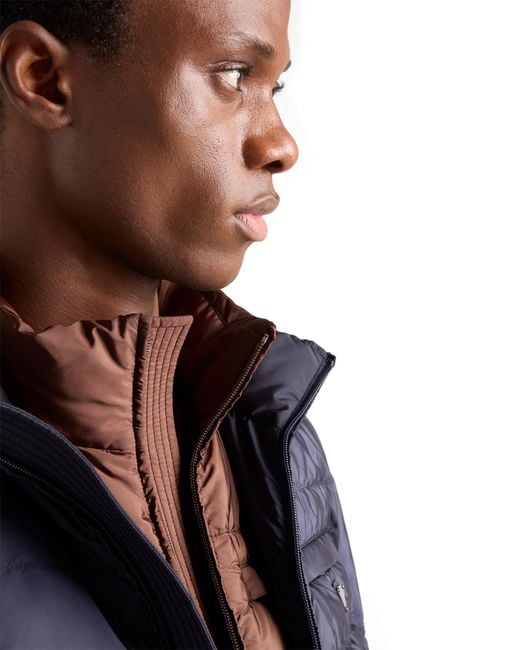 Prada Brown Re-Nylon Gilet for men