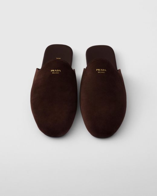 Sabot di Prada in Brown