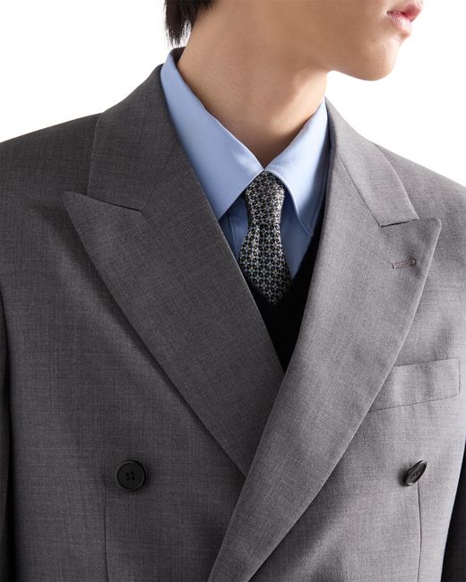 Cravatta di Prada in White da Uomo