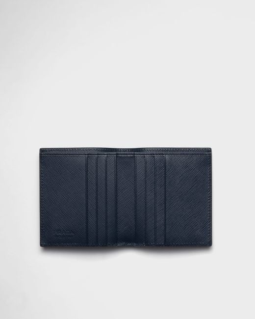 Prada White Saffiano Leather Wallet for men