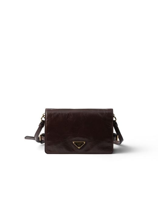 Prada White Mini Leather Shoulder Bag