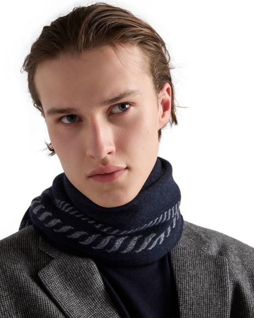 Sciarpa di Prada in Blue da Uomo