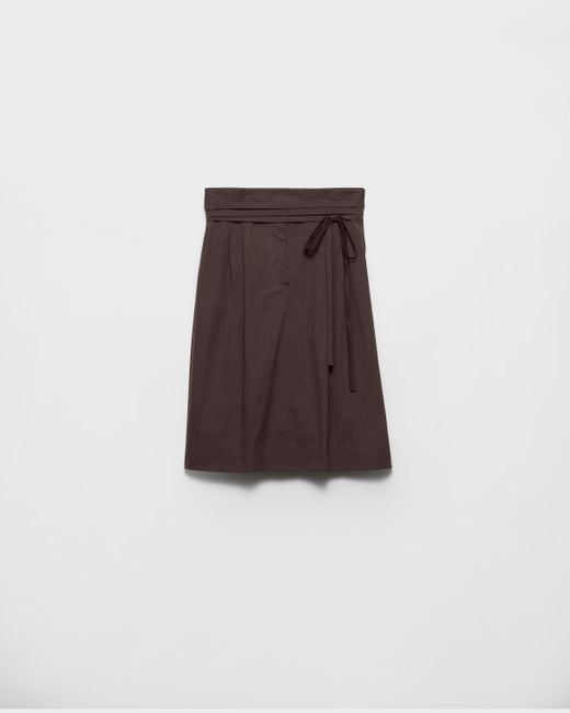Gonna A Portafoglio di Prada in Brown