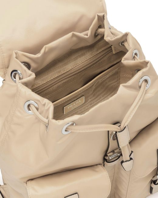 Prada Natural Small Re-Nylon Backpack