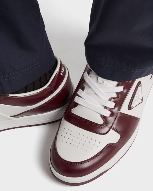 Sneakers Downtown di Prada in White da Uomo
