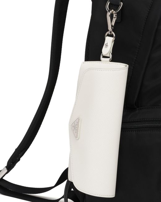 Prada White Saffiano Leather Eyeglasses Case for men