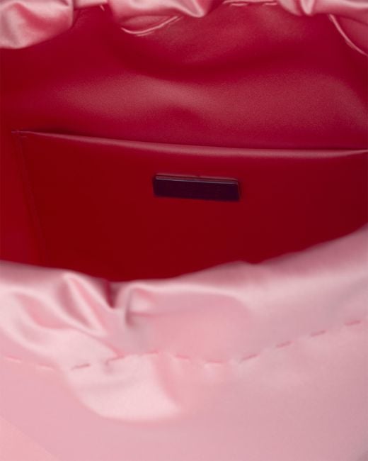 Prada Pink Wish Silk Duchesse Pouch