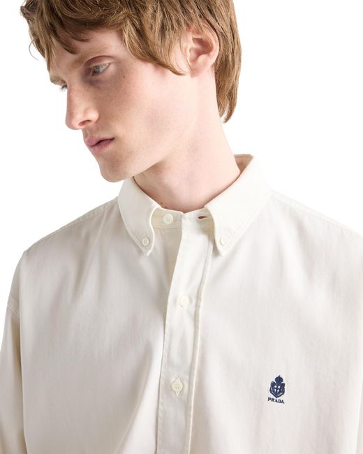 Camicia di Prada in White da Uomo