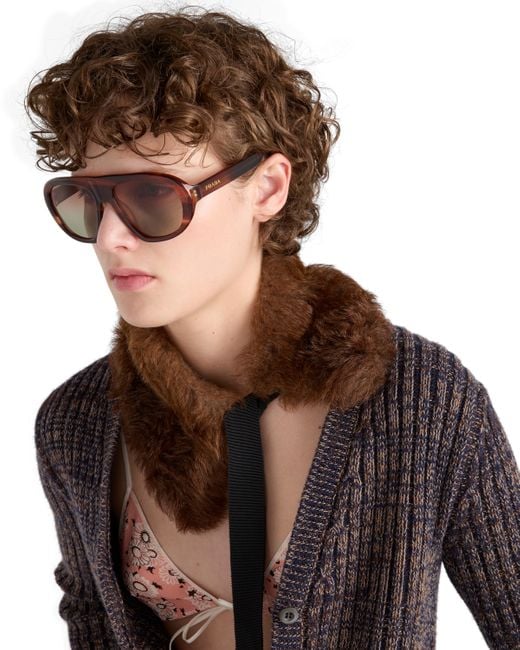 Gafas De Sol De La Colección Eyewear, Mujer Prada de color Multicolor