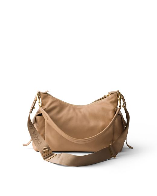Prada Natural Explore Large Nappa Leather Bag