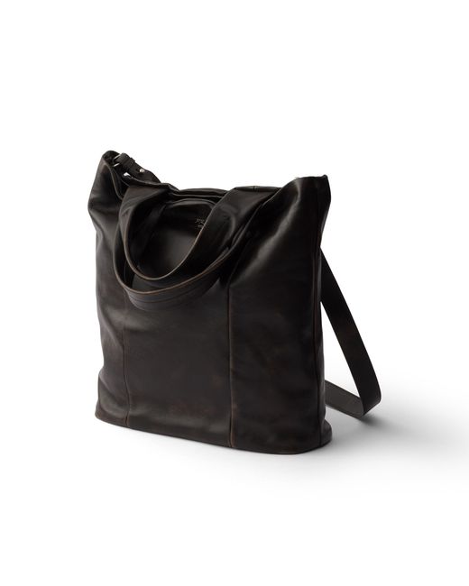Borsa Shopping di Prada in Black da Uomo