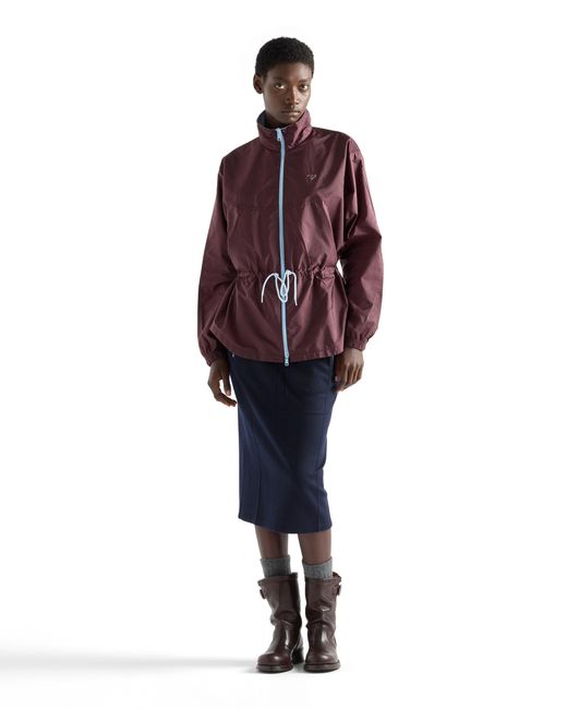 Prada Purple Re-Nylon Blouson Jacket