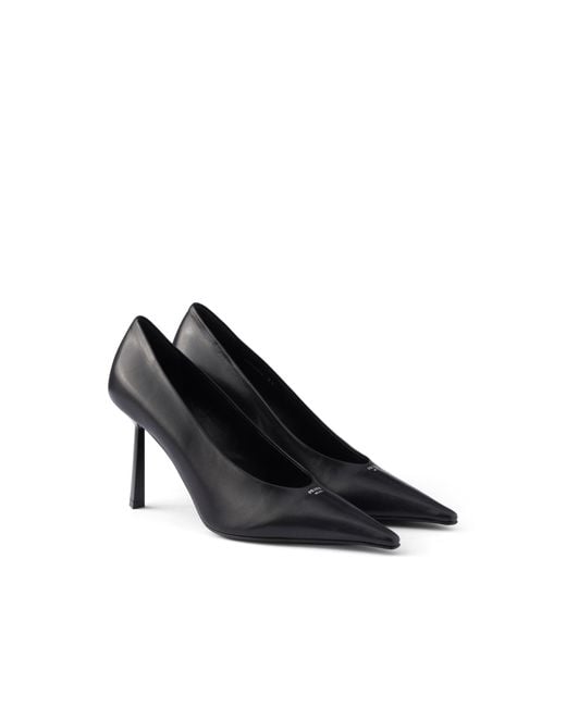 Prada Black Leather Pumps