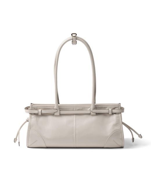 Prada White Medium Leather Handbag