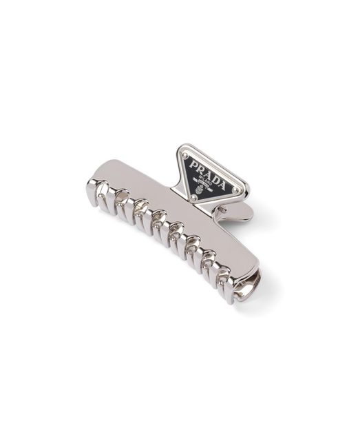 Prada Metallic Haarklammer