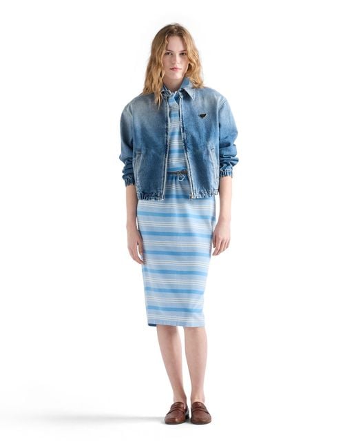 Giubbotto di Prada in Blue
