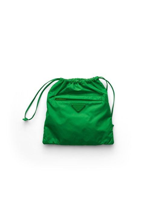 Pouch Ripiegabile di Prada in Green