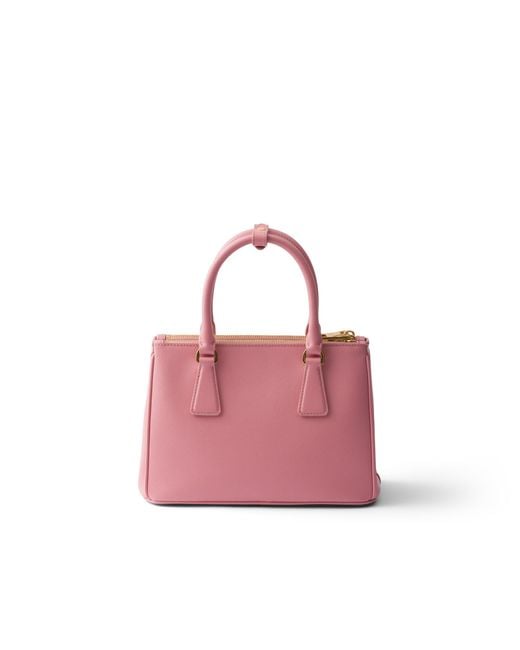 Prada Pink Galleria Small Saffiano Leather Bag