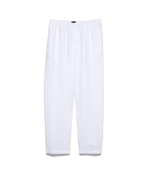Prada White Linen Pants for men