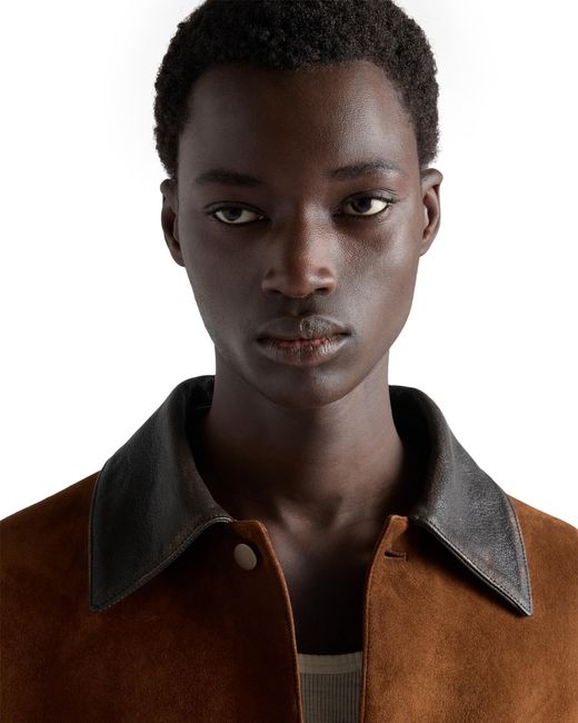 Caban di Prada in Brown da Uomo