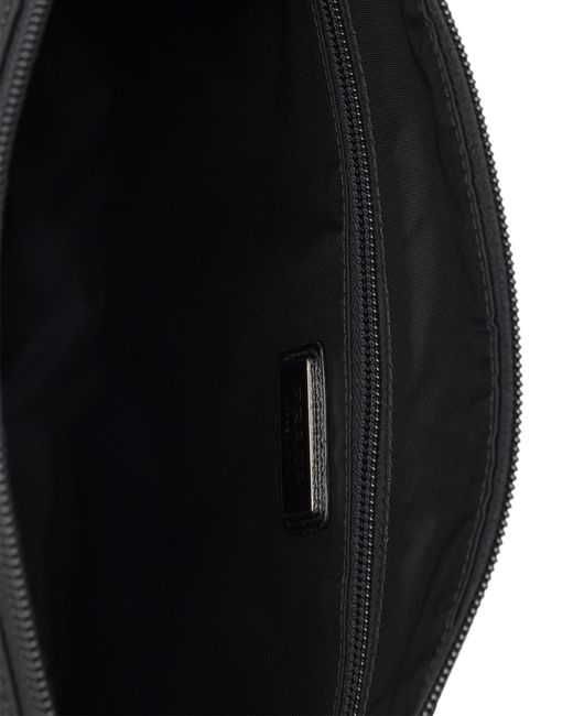 Prada Black Large Re-Nylon And Saffiano Leather Shoulder Bag for men