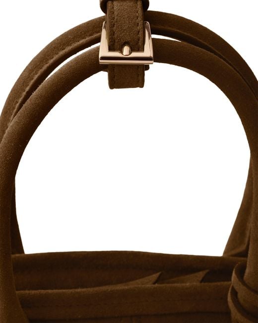 Prada Brown Bonnie Suede Mini Handbag