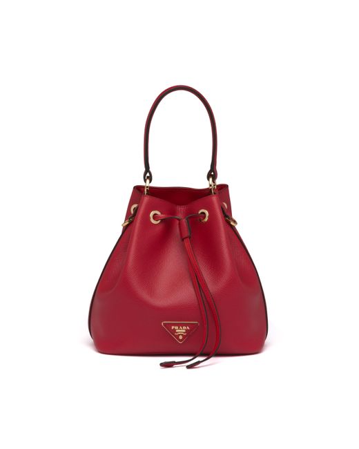 prada red handbag