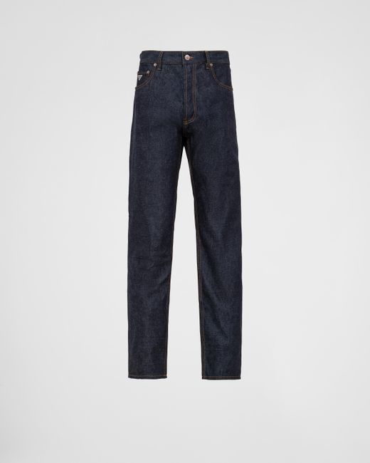 Prada Blue Five-Pocket Denim Jeans for men