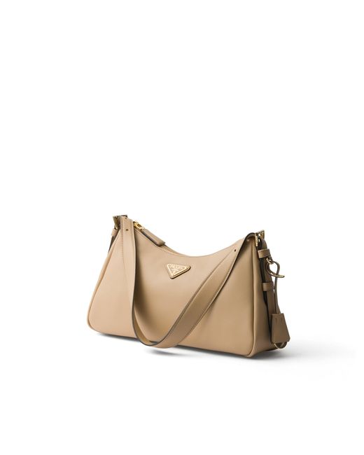 Prada Natural Medium Aimée Shoulder Bag