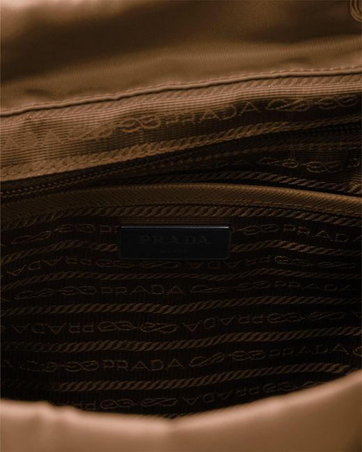 Prada Brown Medium Re-Nylon Backpack With Pouch