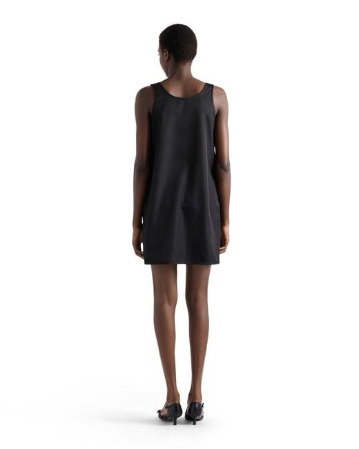 Prada Black Re-Nylon Mini-Dress