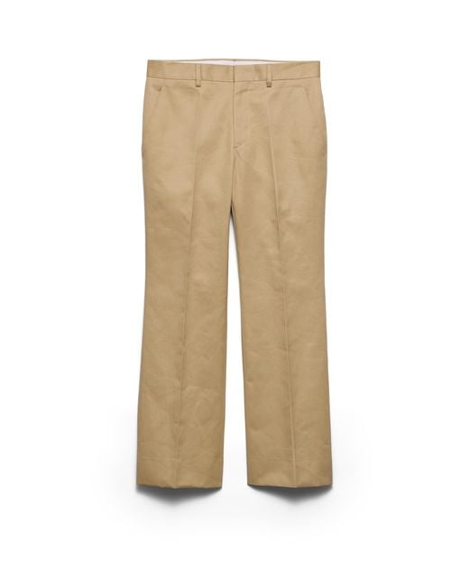 Prada Natural Cotton Pants for men