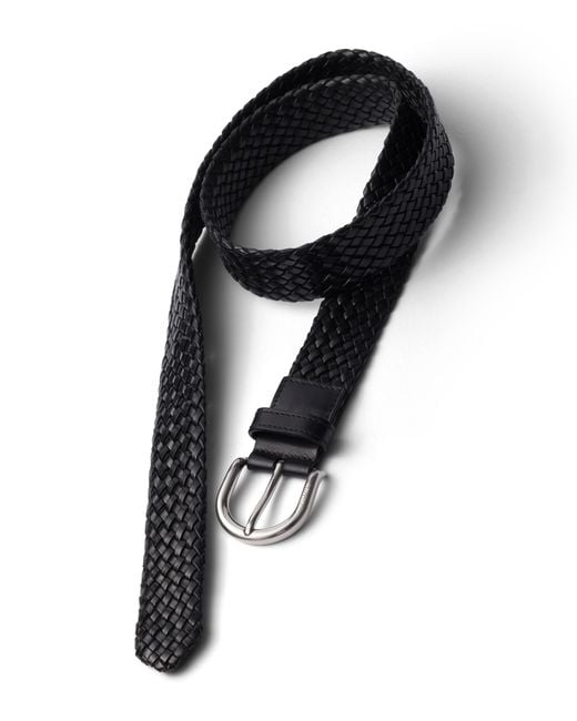 Prada Black Leather Belt for men
