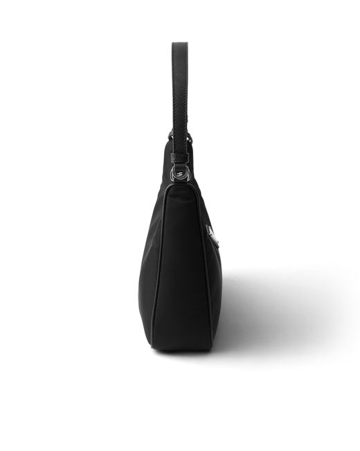 Prada Black Re-Edition 2005 Re-Nylon And Saffiano Mini Bag