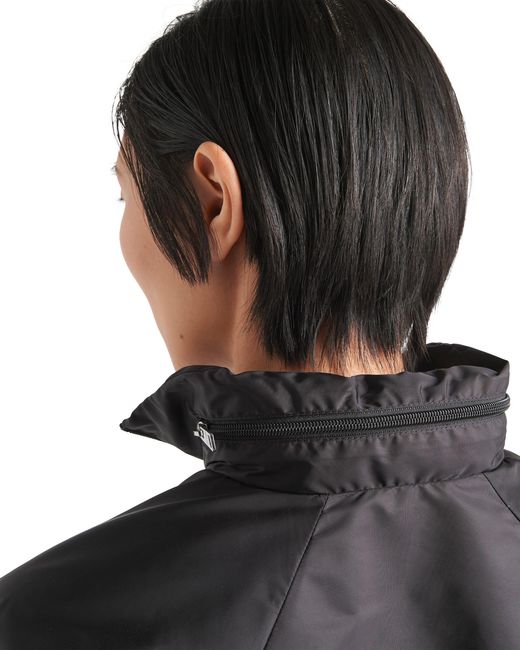 Prada Black Cropped Re-Nylon Light Jacket
