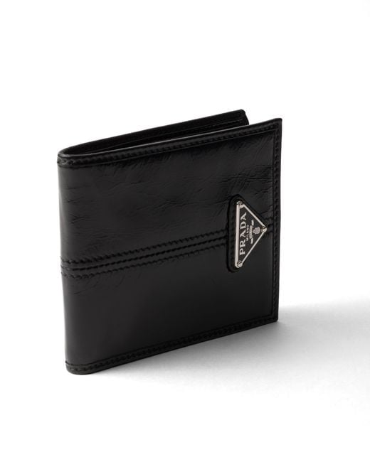 Prada Black Leather Wallet for men