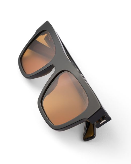 Prada Natural Sunglasses With Logo for men