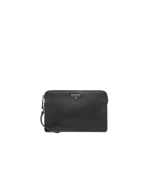 Pouch di Prada in Black da Uomo