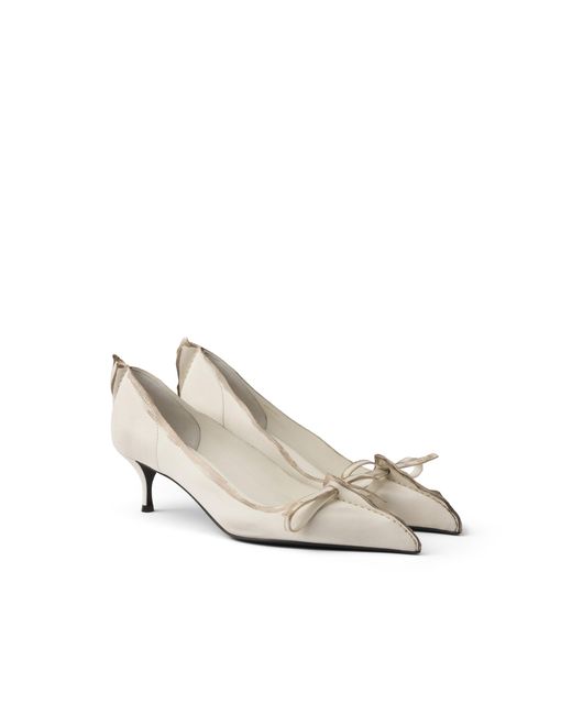 Décolleté di Prada in White