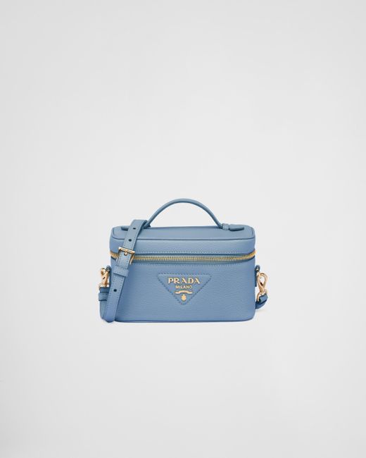 Prada Blue Leather Mini-Bag