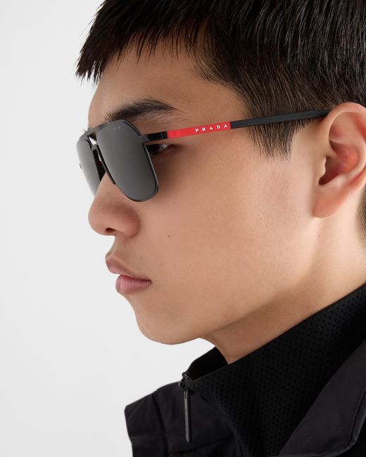 Prada Linea Rossa Sonnenbrille in Blue für Herren