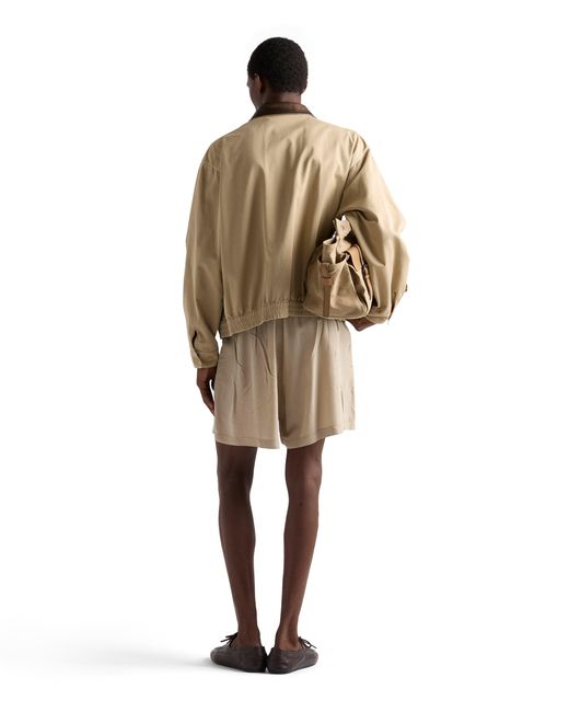 Prada Natural Silk Bermudas for men